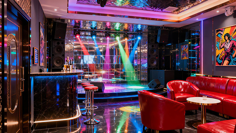 ktv包廂非對稱設計裝修效果